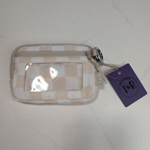 Iris & Rainbow Boutique-The Iris Wallet (#8036) Tan Checkered, NWT
